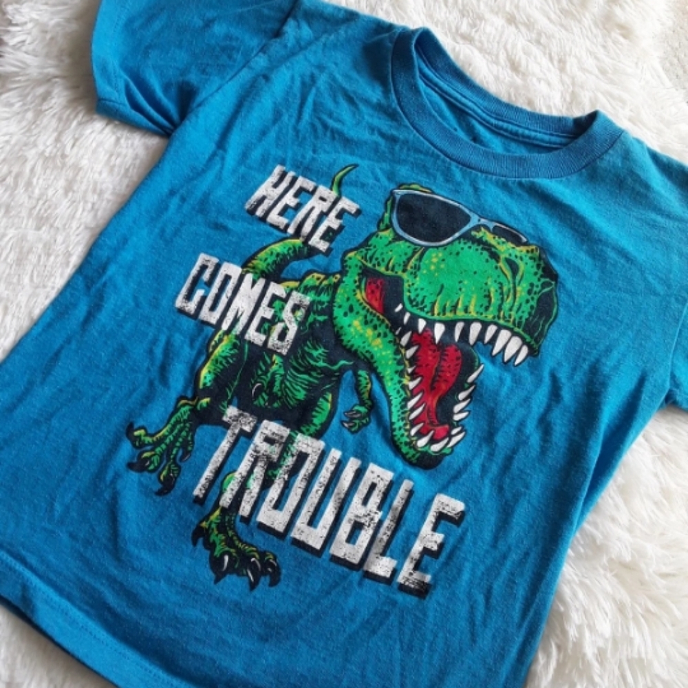 4/$20 JEM dinasaur t rex graphic t shirt